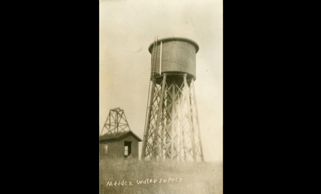 13 –Malden water tower c. 1900-1909